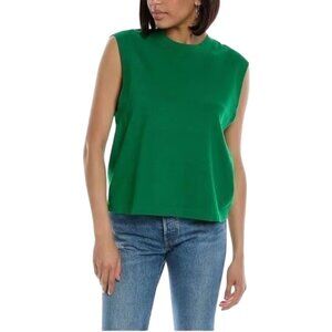 Cotton Citizen Women's Green Tokyo Muscle Tee Tank Top Size Medium USA